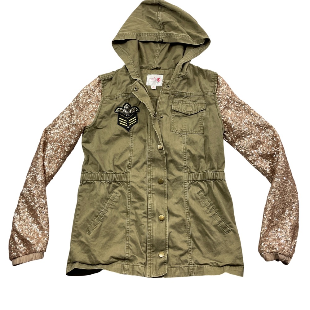 Annie Renee Ehrlich Kalfus Long Sleeve‎ Girls XL Coat 100% Cotton Seq. Sleeve